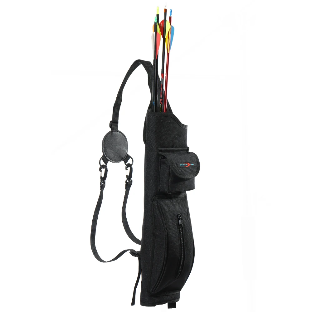 

Luoyer Outdoor Hunting Arrow Holder Archery Quiver Bow Back Shoulder Bag Zip Pocket