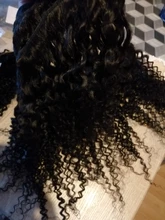 Extensiones de cabello humano rizado brasileño, mechones de pelo Remy de color natural, 1/3/4 unidades, 8-28