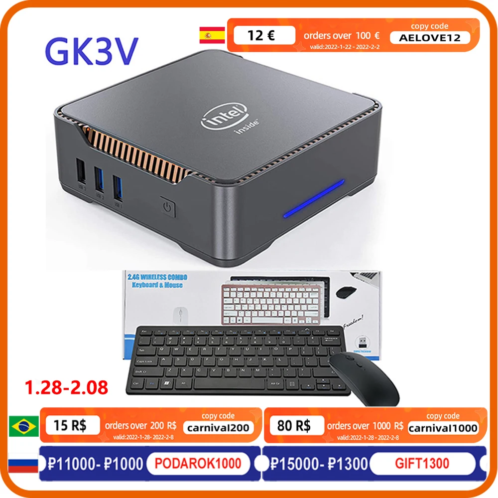 期限間近激安 Windows Pc Pc クアッドコア Ddr4 8gb 256gb デュアルバンドwifi 1000m Lan Mini 4k Win10 Mini 10 今季イチオシ Sekkomon Jp