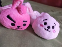 Nueva Kpop coreano Bangtan niños Koala las mujeres al por mayor de terciopelo de invierno Scrunchie goma de pelo elástica cuerda chica Hairwear grandes para cabello cuerda