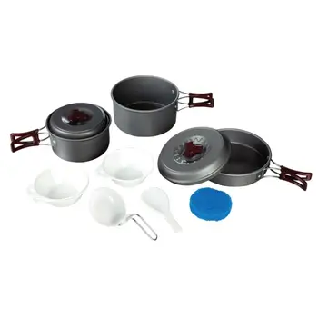 

Set of dishes, annotated aluminum tramp (trc-024)