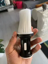 1pc quitar pelo cepillo de pelo de cuello de la cara plumero limpiar profesional cepillos para Barbero estilista peluquería herramientas