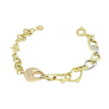 

Heart Fancy Gold Bracelet 01-430-BKH021