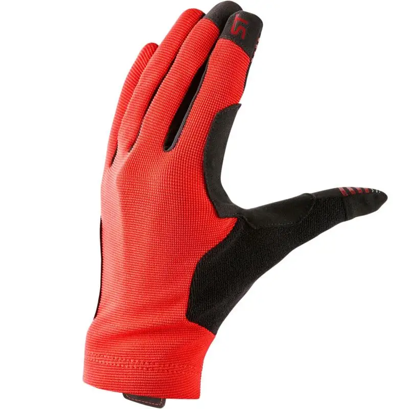 ПЕРЧАТКИ ДЛЯ ГОРНОГО ВЕЛОСИПЕДА ST 100 ROCKRIDER, Decathlon - Цвет: Красный