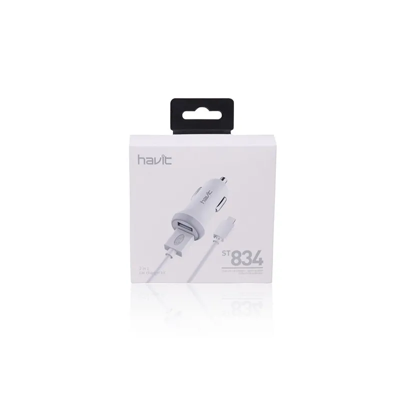 Car Charger For IPhone And IPad With Dual USB 2.1A HV-ST834