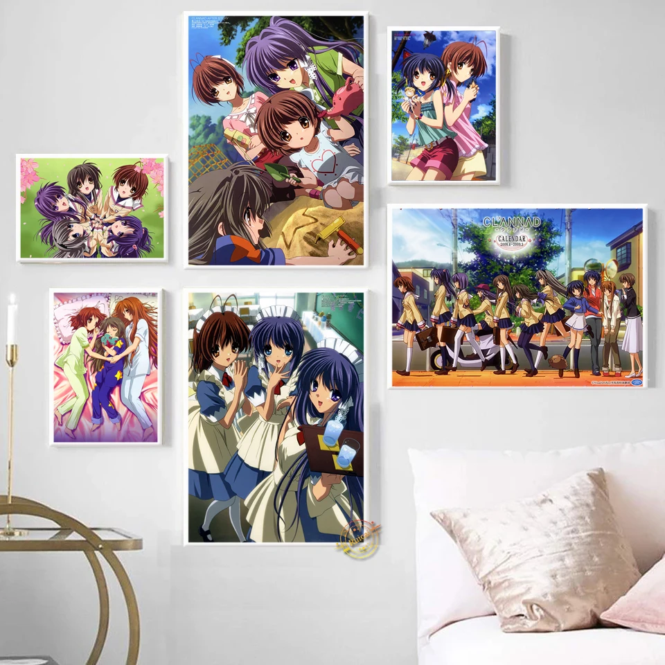 Anime Clannad After Story Poster Prints Wall Painting Bedroom