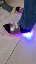 Zapatillas LED para niños y niñas, sandalias de baño para bebés, zapatos ligeros, 2020
