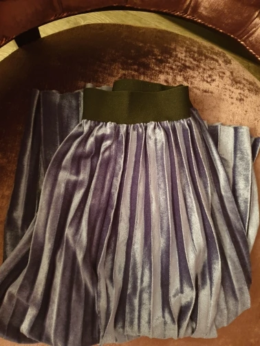 FREE SHIPPING Women Long Metallic Silver Maxi Pleated Skirt Midi Skirt ...