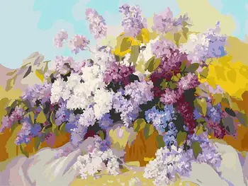 

Lilac, 30*40 cm coloring by numbers on canvas Snow White 011-as
