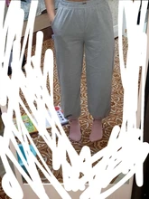 Wide Leg-Trousers Tracksuit-Pants Joggers Grey Women Clothing Y2k High-Waist Korean Fashion