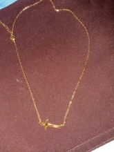 Necklace Choker Gift Religious Jewelry Cross-Pendant Stainless-Steel Gold Silver-Plated