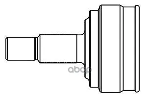 Шрус Ford Fiesta Iii-Iv/Escort Vii/Puma/Mazda 121 Iii 1.25-2.0 95- Нар. Gsp 818004 GSP арт. 818004