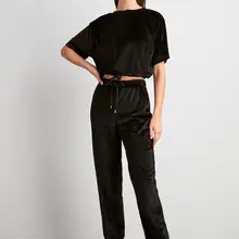 Trendyol бархатные трикотажные спортивные брюки TWOAW20EA0174