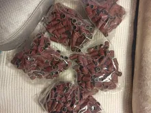 #80 #120 #180 bandas de limado de manicura polaco removedor de manicura o pedicura taladro eléctrico máquina de pulir de la máquina de uñas Sanders LAND261