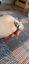 Goth Double Snake Stainless Steel Ring Gothic Reptile Jewelry