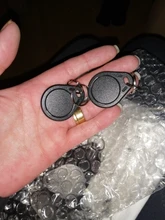 Tarjeta IC UID 13,56 MHz, 10 Uds., llaveros inteligentes cambiables, 1K, S50, bloque de Control de acceso RFID, regrabable por Sector