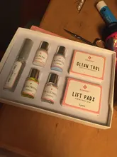 Actualización de las pestañas de Kit de pestañas permanente Calia Conjunto Permanente profesional de pestañas ascensor de crecimiento de pestañas nueva llegada