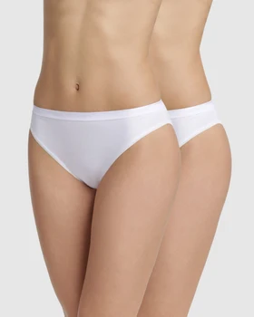 

Pack of 2 organic cotton briefs and organic Coton elastic waist Bio DIM
