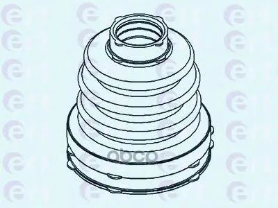 Пыльник Шруса Внутр К-Кт Ford: Focus C-Max 03-07, Focus Ii 04- Ert арт. 500436