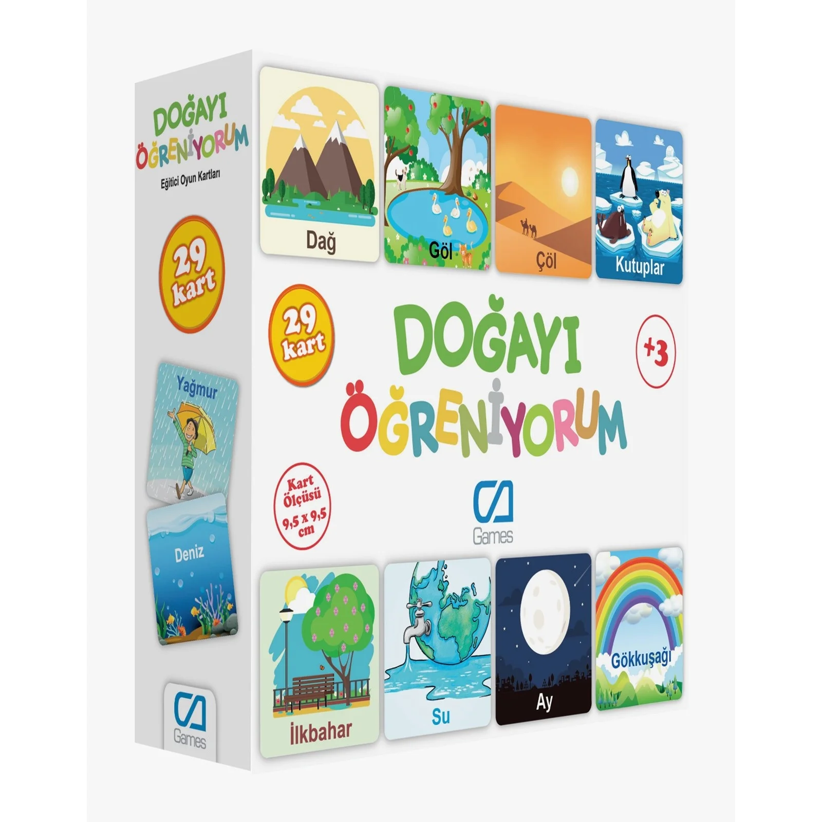 

ebebek Ca Games Learning Nature Educational Cards 29 pcs 3 Years+