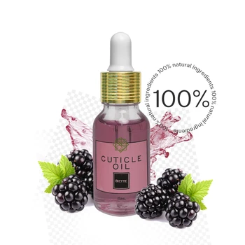 

BIETTE Cuticle Oil 15 ml Blackberry Natural ingredients Moisturizing and Nourising Nail care Anti-hangnails treatment