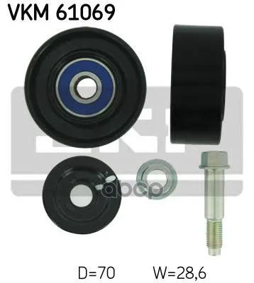 Ролик Ремня Приводного Toyota 2.5d-3.0d 01- Skf Vkm61069 Skf арт. VKM61069