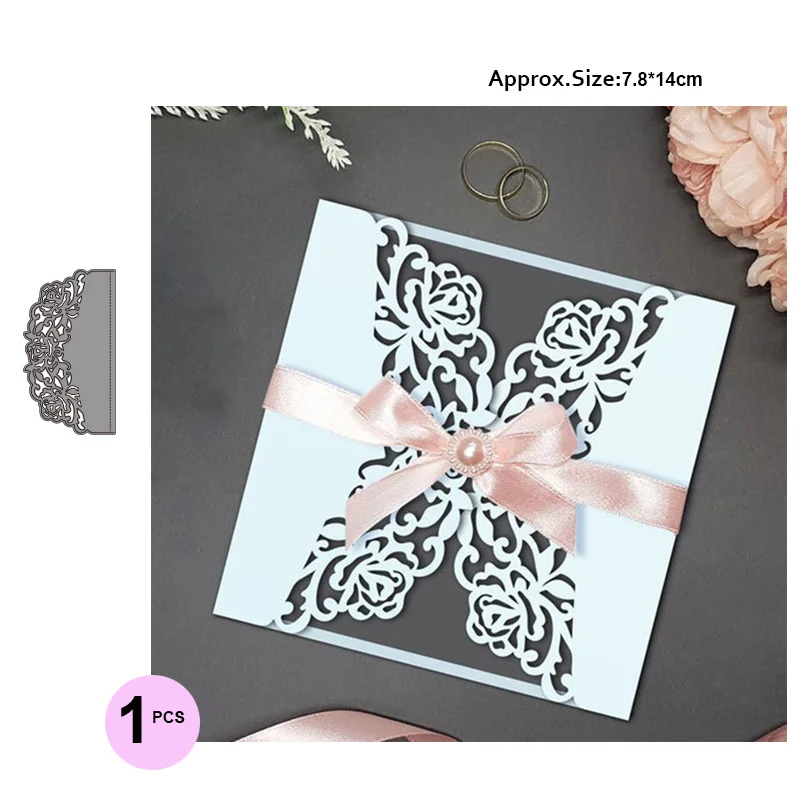 

Rose Metal Cutting Dies Scrapbooking Photo Album Decoration Crafts Dies Cut Embossing DIY Paper Cards Making Stencil