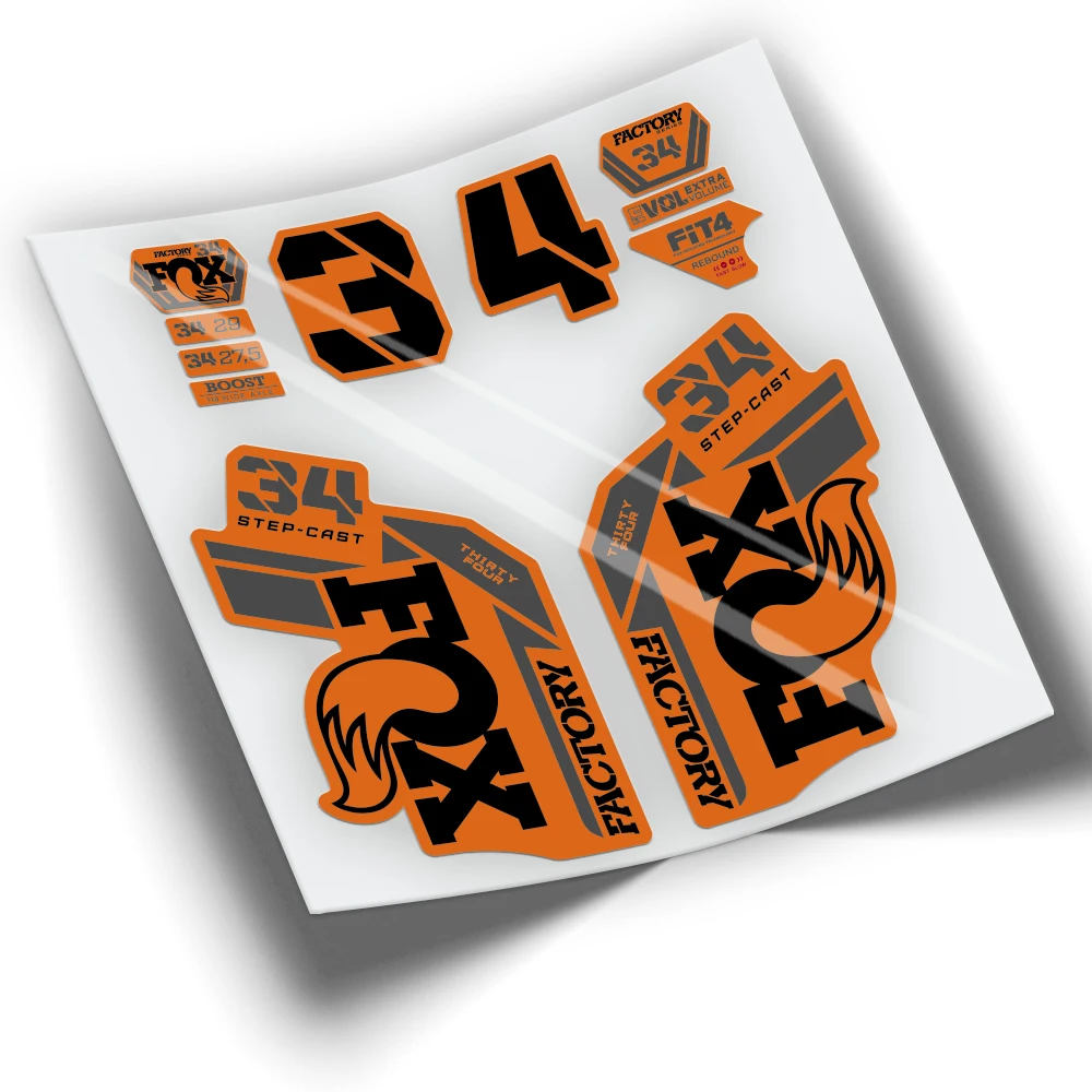 Adesivi Bicicletta Fox 34 Factory Step Cast 2021 Wp321 Adesivi Mountain Bike Adesivi Ciclismo Accessori Bici