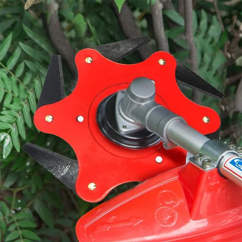 High Hardness 3/4/5/6 Teeth Blade Trimmer Head 65Mn Brush Cutter Blade for Lawnmower Grass Sharper Mowers Garden Tools Durable High Hardness 3/4/5/6 Teeth Blade Trimmer Head 65Mn Brush Cutter Blade for Lawnmower Grass Sharper Mowers Garden Tools Durable