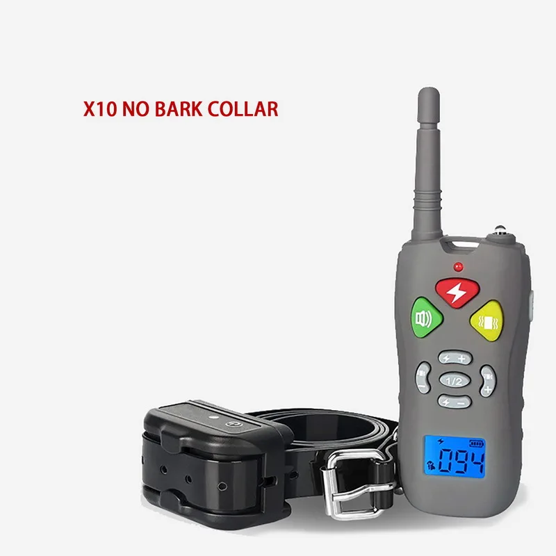 With 1 Collar Водонепроницаемый электрошок/вибрация/бипер без кора ошейник для тренировок для маленьких/средних/больших собак 300g34e - Цвет: With 1 Collar