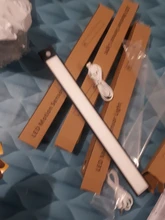 Ultra-Thin Night Light 12/23.5/40cm LED Under Cabinet Lights PIR Motion Sensor USB Rechargeable