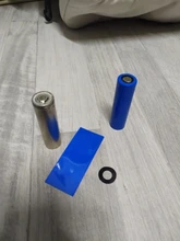 50pcs 18650 Battery Wrap PVC Heat Shrink Tubing Precut for Battery Film Tape Battery