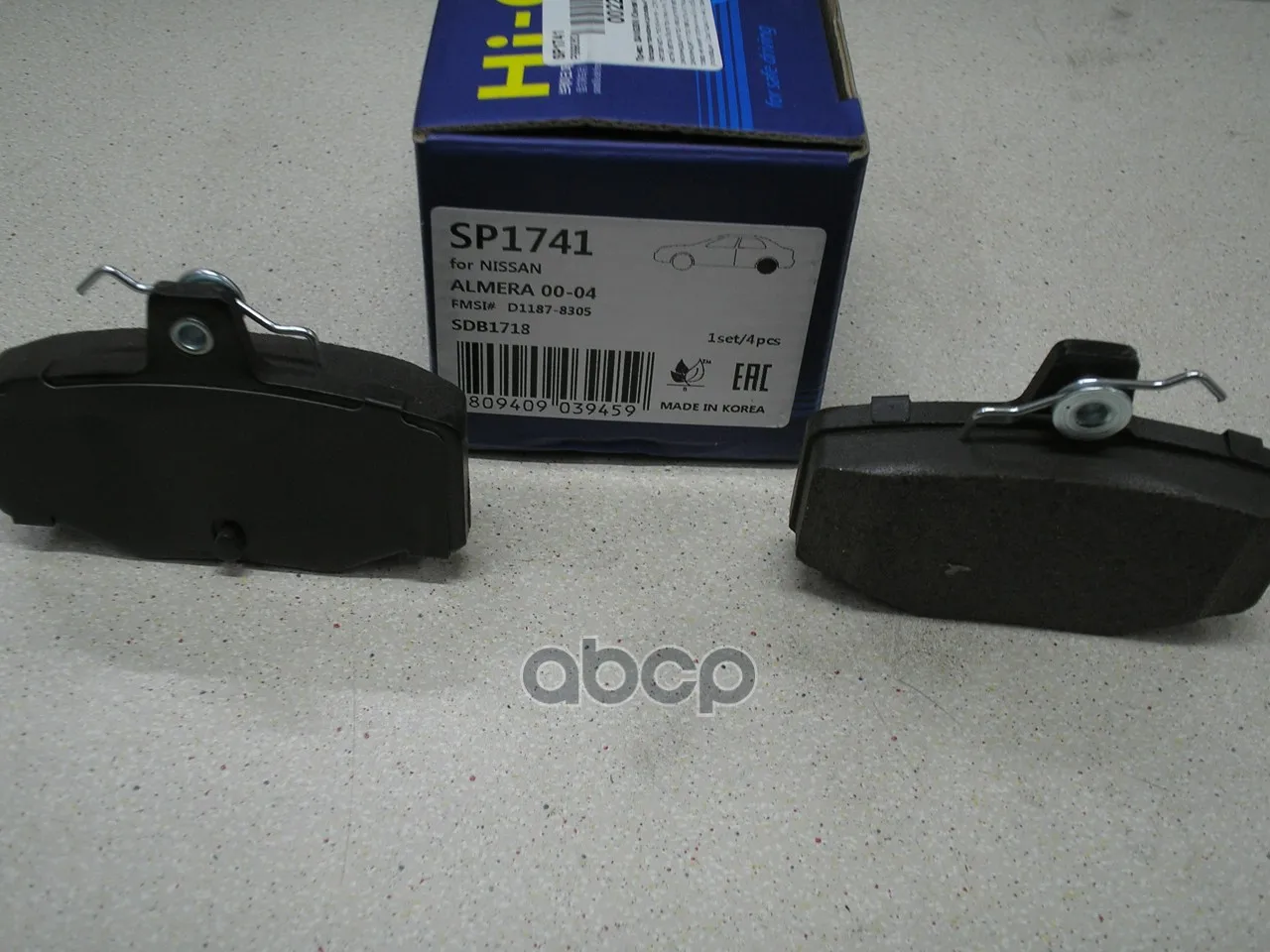 Колодки Тормозные Задние Sangsin Brake Sp1741 Sangsin brake арт. SP1741