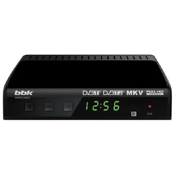 Цифровой телевизионный ресивер BBK SMP 021 HDT2 чёрный