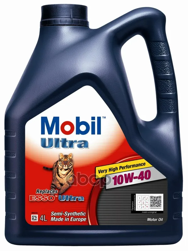 Mobil Масло Моторное Полусинтетическое Ultra 10w-40, 4л 152624
