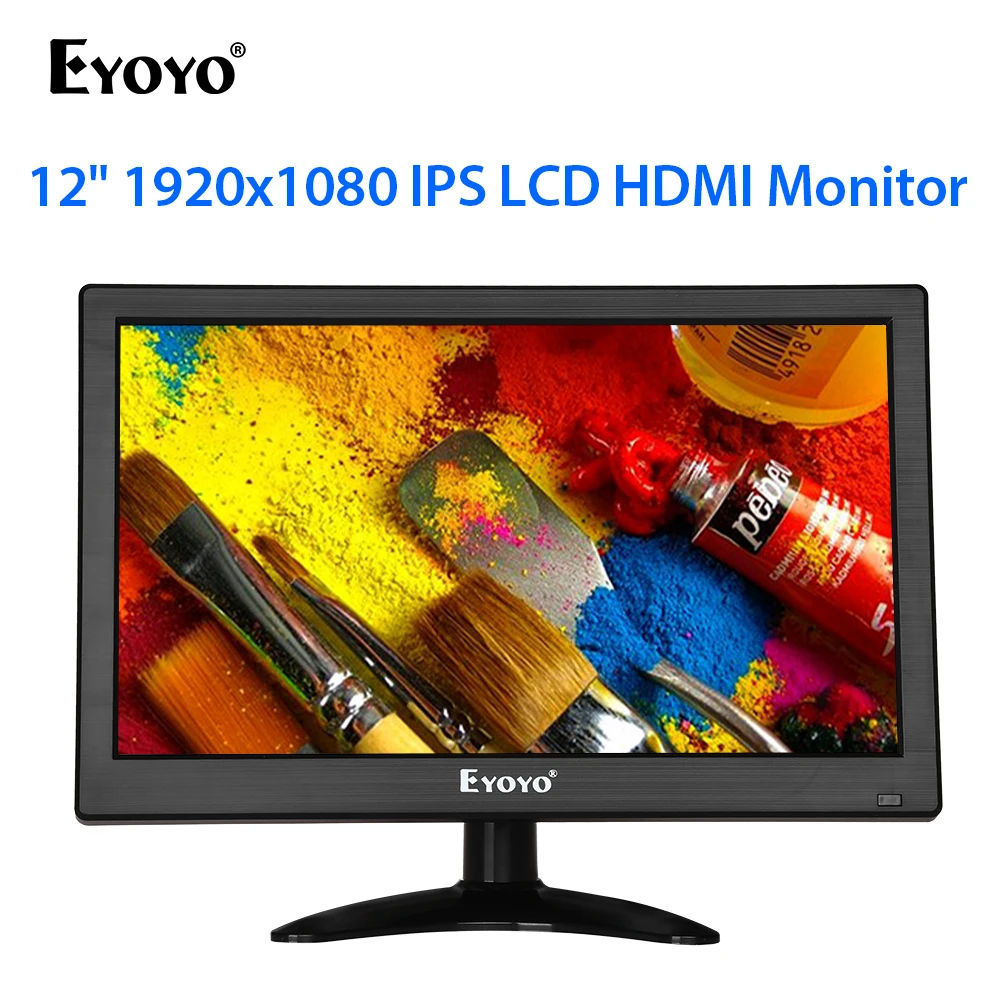 Eyoyo 12 inch IPS Monitor HDMI LCD 
