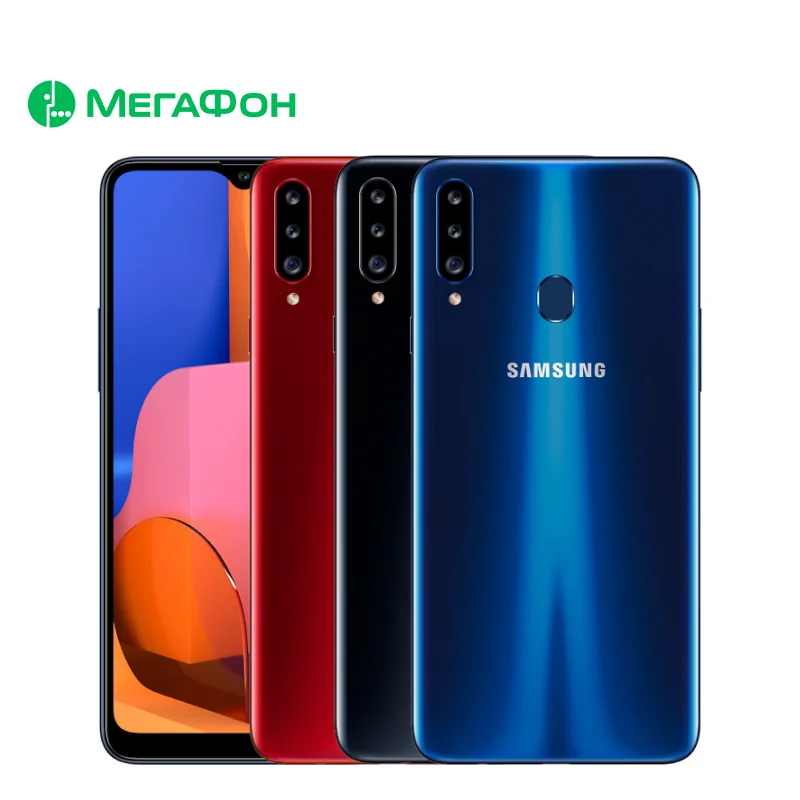 Смартфон Samsung Galaxy A20s 3/32ГБ [Ростест новый SIM любых операторов официальная