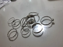 10 unids/set moda minimalista Punk Midi redondo anillo de conjunto para mujer Bohemia Vintage Metal dedo nudillo anillos de joyería