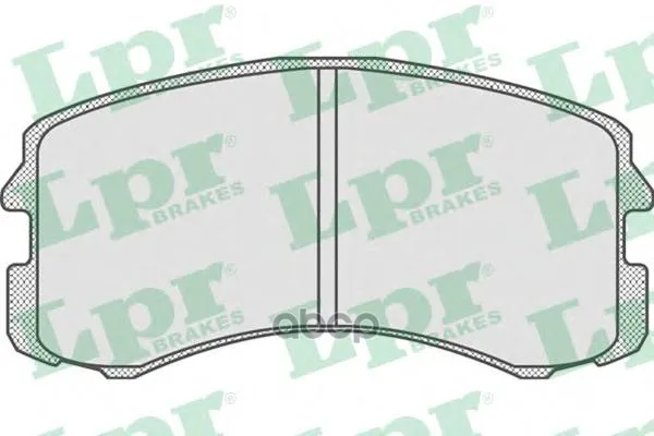 Колодки Тормозные Mitsubishi Lancer 03- Передние Lpr 05p826 Lpr арт. 05P826