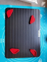 DEKO-bandeja mágica de descongelación rápida, tabla para cortar y descongelar alimentos, fruta, carne, mariscos, utensilios de cocina