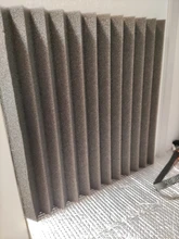 Espuma acústica protectora para estudio, esponja insonorizada, panel de tratamiento de absorción a prueba de sonido, 300x300x25 mm, 24 uds.