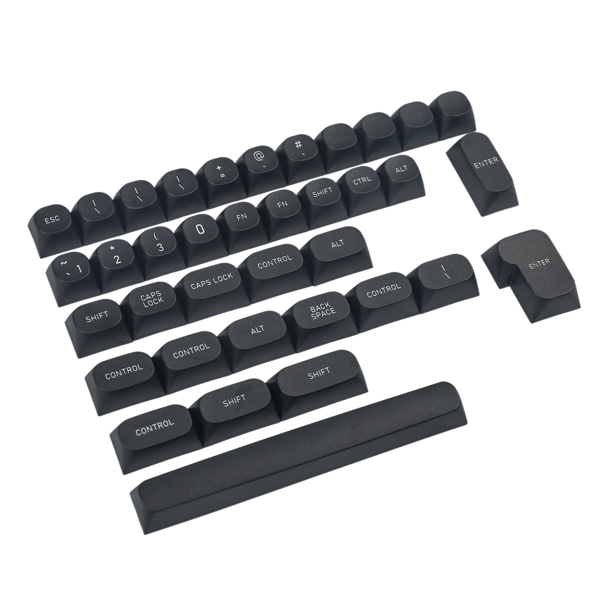 Tingido Conjunto de Teclado Pbt ma 141 Ansi Iso 61 64 68 84 96 108 Layout Faça Você Mesmo Teclado Mecânico mx Preto - Imagem 5