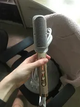 Profissional peines calientes Anti-hirviendo alisador de pelo cepillo de cerámica rizador climatizada eléctrica inteligente cepillo de pelo plancha