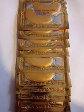 Máscara de colágeno de cristal para los ojos, parche de belleza acné para el cuidado de la piel de los ojos, Cosméticos coreanos, antienvejecimiento, círculos oscuros, oro, 10/20/40 Uds.