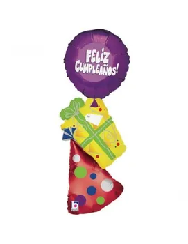 

Balloon Birthday Party Stacker Hispanic Shape 117cm