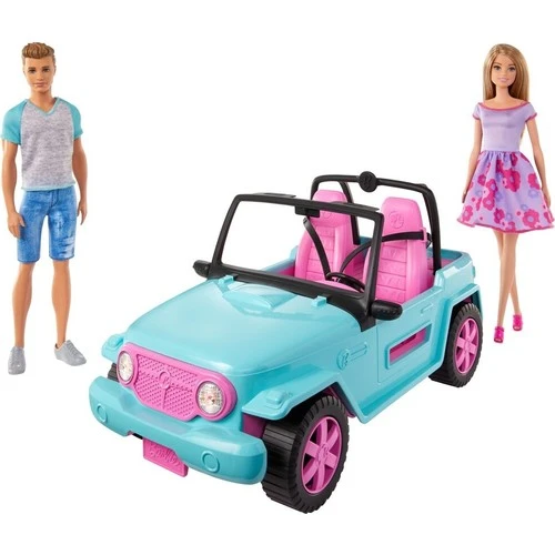 dikte schuifelen gen Barbie En Ken Off Road Auto Gezintisi|Poppen| - AliExpress