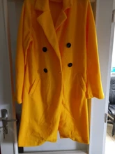 Chaqueta abierta por delante para mujer, abrigo cálido y largo, informal, Color sólido, otoño e invierno, 2020