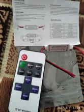 Led-Strip-Light Controler Wif Remote Mini 5050 Key IR DC 12V for 3528 RGB Led Rgb DC12V