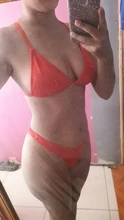 Microbikini brasileño con tanga de mujer, traje de baño liso blanco y negro con tanga y copa pequeña, bikinis sexis de talle alto para playa y piscina de mujer