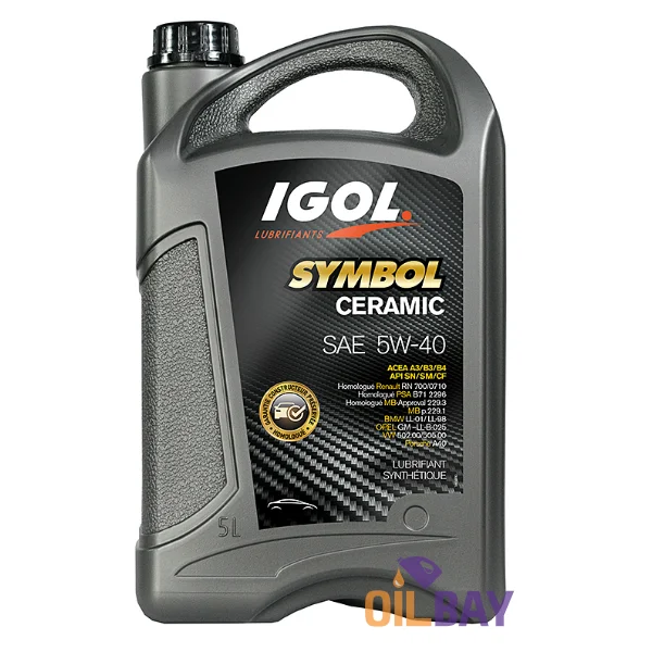 5 литров Igol Symbol Ceramic 5W-40 1л/4л/5л - Цвет: 5 литров